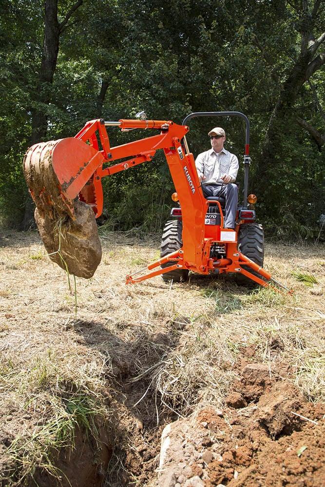 Performance-Matched Kubota-Built Backhoe